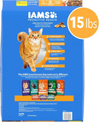 IAMS Healthy Enjoyment Dry Cat Food Chicken & Salmon Recipe, Cat Food Dry Recipe - Image 2