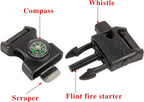 10 PCS Emergency Whistle Buckle come - Image 3