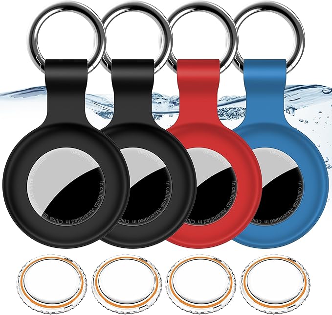 1|2|4Pack for Apple AirTag Holder, for Air Tag 2nd &1st Genaretion, Waterproof by HitfineLLC