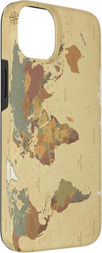 Globe Map Smartphone Cell Cover Gift World Map Pattern Phone Case - Image 3