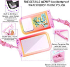 Personalized Initial Waterproof Phone Pouch Case - Image 3
