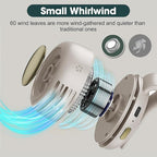 Portable Silent Mini Bladeless Fan Clip On, Small Clip Fan, Adjustable 3 Speeds - Image 3
