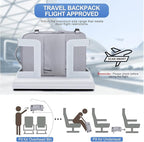 coofay Expandable Backpack For Traveling On Airplane Carry On Backpack Flight - Image 3