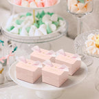 CHolic 50Pcs Party Favor Candy Box, Thank You Pink Gift Candy Box - Image 6