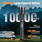 WdtPro Rechargeable LED Flashlights High Lumens, Super Bright 90000LM - Image 3