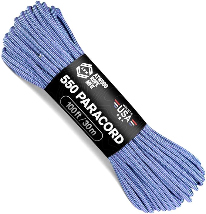 Atwood Rope MFG Color Changing 550 Paracord 100 Feet 7-Strand Core Nylon by AtwoodRopeMFG