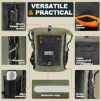 OSAH DRYPAK Waterproof Backpack Dry Bag 35L/55L/85L – Heavy Duty Roll-Top - Image 3