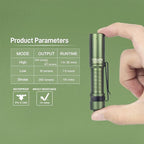 ThruNite Archer Mini Pocket EDC Pen Flashlight, USB-C Rechargeable Mini LED - Image 8