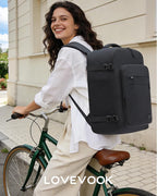 LOVEVOOK 40L Carry on Backpack, Large 17 Inch Travel Backpack - Image 2