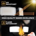 UME 2-Pack 19W Dusk to Dawn LED Security Light Outdoor, 2 Adjustable Head - Image 5