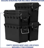 Sheffield 12772 4-Pack Ammo Storage Box, Stackable .30 Cal Field Boxes - Image 6