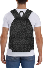 cfpolar 17 Inch Backpack Dark Gray Cheetah Leopard Print Laptop Bag Shoulder - Image 7