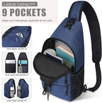 Pritent Crossbody Bags for Women Men Trendy Sling Bag Backpack Casual Chest Bag - Image 3