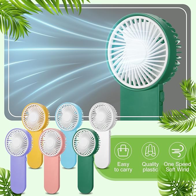 Sumind 36 Pcs Small Personal Portable Fan Mini Handheld Bulk 1 Speed Electric - Image 4
