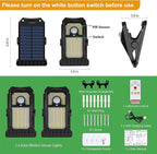 Tryme 118Leds Solar Lights Outdoor Clip Motion Sensor Lights Security Light 3 - Image 8