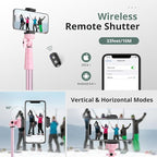 SENSYNE 72" Phone Tripod & Selfie Stick, Extendable Cell Phone Tripod Stand - Image 6