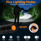 BESTSUN LED Flashlight 2 Pack, High Lumens Small Tactical Flashlights - Image 2