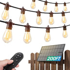 addlon 200FT Solar String Lights Outdoor Waterproof by addlon