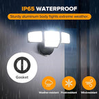 LUTEC 80W Dusk to Dawn Flood Lights Outdoor, 9000LM Super Bright LED Security - Image 6