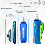 Azarxis TPU Soft Flask Collapsible Water Bottles BPA-Free 250ml 350ml 500ml - Image 3