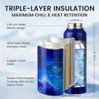 RAYMYLO Insulated Water Bottle 40 oz, Triple Wall Vacuum Stainless Steel - Image 4