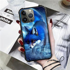 for iPhone 12 Pro Max Case, Snowy Mountain Fox Lake Pattern Graphic Design Girl - Image 7