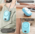 AOCOOLFAN Portable Neck Fan, Mini Small Personal Handheld Fan USB Rechargeable - Image 4