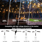 SUFEIMAS Outdoor String Lights LED 150FT - Image 4