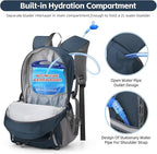 RealCool Hiking Backpack for Men Women, 30L Lightweight Waterproof Travel - Image 5