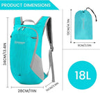 ZOMAKE Ultra Lightweight Packable Backpack 18L, Small Foldable Hiking Backpacks - Image 2