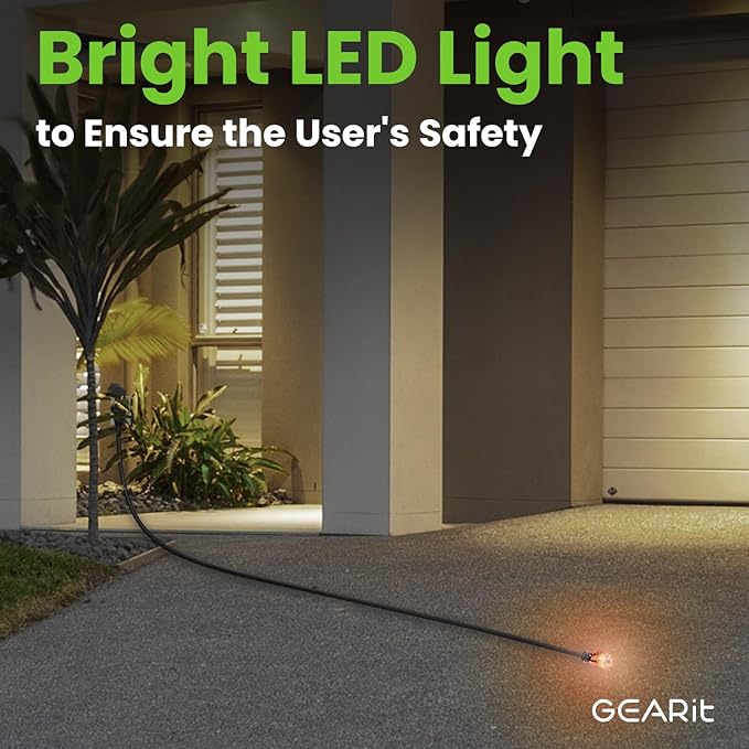 GEARit 25 Ft Extension Cords 16/3 Gauge 360° Rotating Plug Outdoor/Indoor SJTW - Image 5