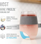 Host Wine Freeze Cup with Lid, Double Wall Insulated, Cooling Freezable Drink - Image 2