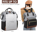 Focdod Laptop Backpack 17.3 Inch Womens Professional Purse Computer Bag Nurse - Image 5