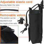 Molle Radio Pouch Tactical Radio Holder Case Radio Holster Bag Military Heavy - Image 2