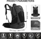 IX INOXTO Hiking Backpack, 26L/40L Waterproof Hiking Daypack - Image 2