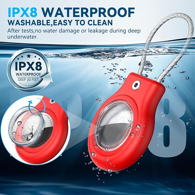 Waterproof Airtag Holder, 4 Pack Airtag Case - Image 2