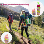 Silicone Collapsible Water Bottles, 16oz 500ml Portable Foldable Expandable - Image 8
