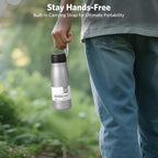 Small Water Bottle 12 oz, Dusgut Insulated Water Bottle, Stainless Steel - Image 5