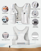 Zelvot Running Vest for Women Men, USA Original Patent, Adjustable Chest Straps - Image 5