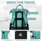 LOVEVOOK Laptop Backpack for Women, 18 Inch Professional Womens Travel Backpack - Image 4