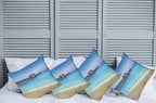Ambesonne Dock Decorative Throw Pillow Case Pack of 4, Naples Pier Paradise - Image 2