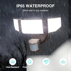 Abovizo 85W LED Security Lights Motion Sensor Light Outdoor, 8500LM Dusk to Dawn - Image 7