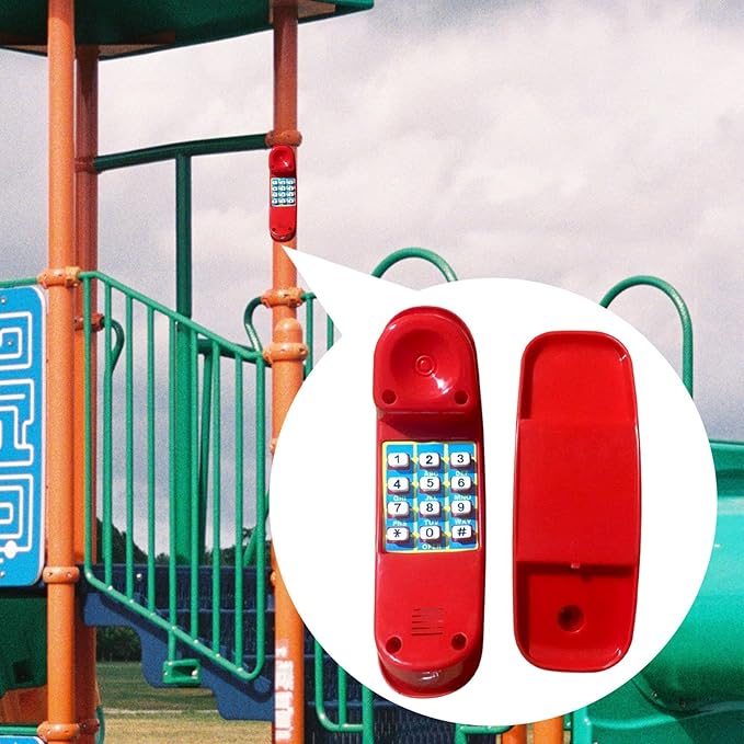 Amagogo Pretend Phone Toy Kids Climbing Frame Accessories Playground Telephone - Image 3