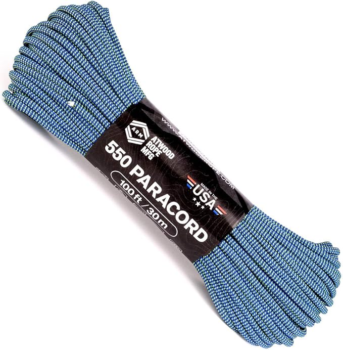 Atwood Rope MFG Color Changing 550 Paracord 100 Feet 7-Strand Core Nylon by AtwoodRopeMFG