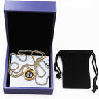 Engraved Compass Necklace, Navigation Compass Necklace - Image 5