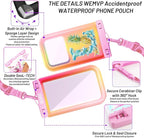 Personalized Initial Waterproof Phone Pouch Case - Image 3