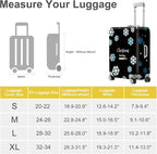ANNA QUEEN Christmas Loading Luggage Cover, Funny Snowflake Design Suitcase - Image 5
