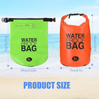Jexine 15 Pack Dry Bag Waterproof, 5L Ultralight Dry Sacks Roll Top Storage Bag - Image 2