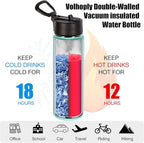 Volhoply 24oz Insulated Water Bottle - Image 3