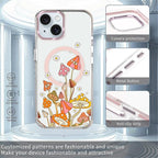 Case for iPhone 14 Plus/15 Plus, Retro Mushroom Sunflower Phone Case Design，for - Image 2